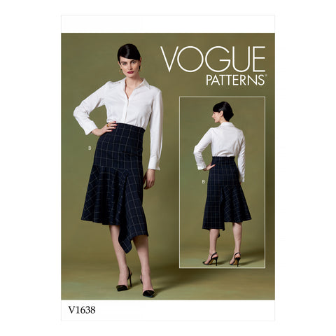 CLEARANCE • VOGUE PATTERN MISSES' SKIRT 1638