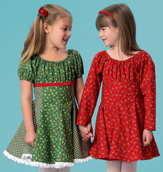 CLEARANCE • KWIK SEW SEWING PATTERN GIRLS' DRESSES K185
