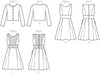 CLEARANCE • Butterick Pattern B6319 Misses' Cardigan and Pleated-Skirt Dress