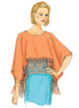CLEARANCE • Butterick Pattern B6356 Misses' Fringe-Trim, Overlay or Notch-Neck Tunics