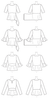 CLEARANCE • BUTTERICK PATTERN MISSES' TOPS 6489