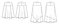 CLEARANCE • Butterick Pattern B6597 Misses' Skirt