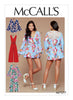 CLEARANCE • McCall's Pattern MISSES' CROSS-BODICE ROMPER, JUMPSUIT, AND BELT 7577