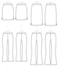 CLEARANCE • MCCALL'S PATTERN MISSES'/WOMEN'S SKIRTS AND PANTS 7843