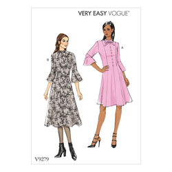 CLEARANCE • VOGUE PATTERN MISSES'/MISSES' PETITE PRINCESS SEAM DRESS WITH FLOUNCE SLEEVES 9279