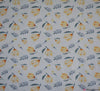 Delicate Tulips Cotton Jersey Fabric - BLOOMING FABRICS