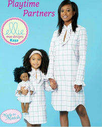 CLEARANCE • KWIK SEW SEWING PATTERN Pyjamas Nightgown Misses Child Doll K252