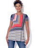 McCall's Pattern M7323 Misses' Asymmetrical Seam-Detail Tops