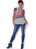 McCall's Pattern M7323 Misses' Asymmetrical Seam-Detail Tops