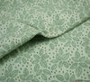 Cotton Jersey Fabric - Spotty Leaves - Sage Green