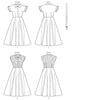 Vogue Pattern V9000 Vintage 1950s Misses' Button-Up Shirtdresses & Belt
