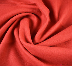 Wool Look Fabric - Red