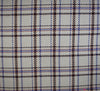 Wool Blend Fabric - Large Check - Beige