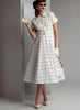 Vogue Pattern V9000 Vintage 1950s Misses' Button-Up Shirtdresses & Belt