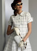 Vogue Pattern V9000 Vintage 1950s Misses' Button-Up Shirtdresses & Belt