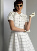 Vogue Pattern V9000 Vintage 1950s Misses' Button-Up Shirtdresses & Belt