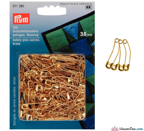 Prym - 38mm Curved Basting Pins (Pack of 150) - WeaverDee.com Sewing & Crafts