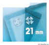 Prym - Press Studs (Sew-On) - Clear Plastic 21mm - Pack of 3 - WeaverDee.com Sewing & Crafts - 2