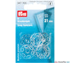 Prym - Press Studs (Sew-On) - Clear Plastic 21mm - Pack of 3 - WeaverDee.com Sewing & Crafts - 1