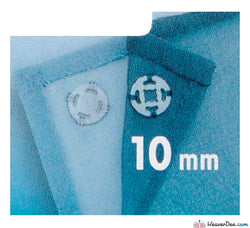 Prym - Press Studs (Sew-On) - Clear Plastic 10mm - Pack of 18 - WeaverDee.com Sewing & Crafts - 1