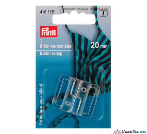 Prym - Bikini Clasps Transparent Plastic - WeaverDee.com Sewing & Crafts