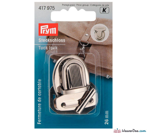 Prym - Tuck Lock Fastening - Silver - WeaverDee.com Sewing & Crafts - 1
