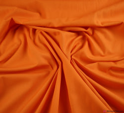 Orange Plain Cotton Fabric (60 Square)