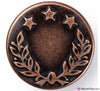 PRYM Jeans Buttons Antique Brass 17mm (No-Sew): Pack of 8