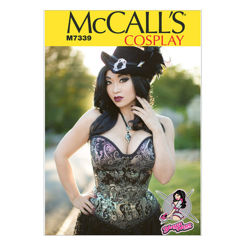 McCall's - M7339 Misses' Overbust or Underbust Corsets by Yaya Han - WeaverDee.com Sewing & Crafts - 1
