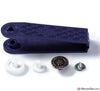 PRYM Jeans Buttons Antique Silver 17mm (No-Sew): Pack of 8