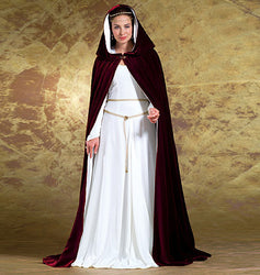 Butterick - B4377 Misses' Costumes | Medieval Dress & Cape - WeaverDee.com Sewing & Crafts - 1