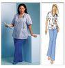 Butterick - B5301 Misses' Doctor / Nurse Scrubs (Top & Pants) - WeaverDee.com Sewing & Crafts - 2