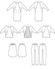 CLEARANCE • Butterick Pattern B6525 Misses' Knit Dress & Tunic, Skirt & Pants