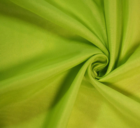 Chiffon Fabric / Lime Green