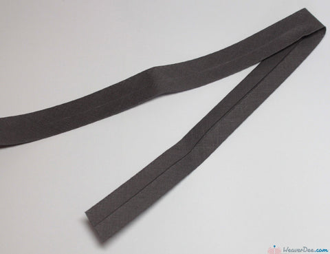 PRYM 100% Cotton Bias Binding / Mid Grey
