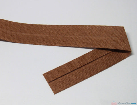 PRYM 100% Cotton Bias Binding / Brown