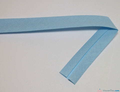PRYM 100% Cotton Bias Binding / Light Blue