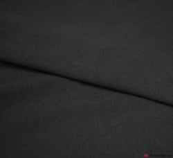 Black Cotton Jersey Fabric (200gsm) Oeko-Tex