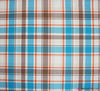 Polyviscose Tartan Fabric / Classic Country Blue