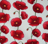Rose & Hubble Cotton Poplin Fabric - Poppy Field Ivory