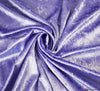 Crushed Velvet Fabric - Lilac