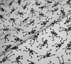 Polycotton Fabric - Dancing Skeletons White
