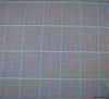 Polyviscose Dogtooth Tartan Fabric (Navy / Red)