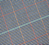 Polyviscose Dogtooth Tartan Fabric (Navy / Red)
