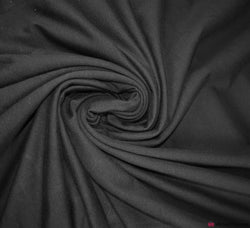 Premium French Terry Fabric - Black