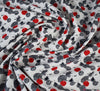 Cotton Poplin Fabric - Fruit Salad White