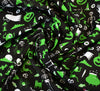 Polycotton Fabric - Halloween Ghost Party Green