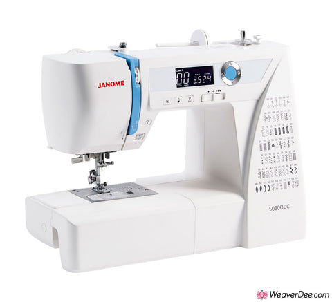 Janome 5060QDC Sewing Machine with Bonus Sew-Table & Extra Presser Feet Set Save £50 !