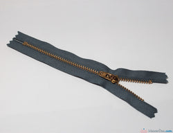 YKK - Jeans Zip / Brass Teeth [578 Mid Grey] - WeaverDee.com Sewing & Crafts