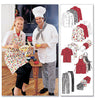 McCall's - M2233 Misses' & Mens' Chef Uniform - WeaverDee.com Sewing & Crafts - 1